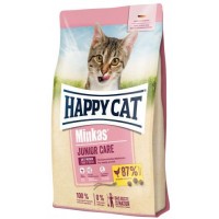 Сухий корм Happy Cat Minkas Junior Care для кошенят віком від 4 – 12 місяців з птицею 500 г Сухий корм Happy Cat Minkas Junior Care для кошенят віком від 4 – 12 місяців з птицею 500 г
