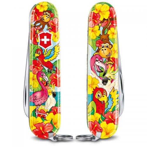 Набір подарунковий дитячий Victorinox My First Children Set Animal Edition Parrot ніж 84 мм/9 функцій (0.2373.E3) Набір подарунковий дитячий Victorinox My First Children Set Animal Edition Parrot ніж 84 мм/9 функцій (0.2373.E3)
