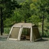 Намет Naturehike Village CNH23ZP12003 365х305х215 см Коричневий (1047-6976023924668)