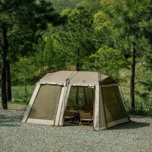 Намет Naturehike Village CNH23ZP12003 365х305х215 см Коричневий (1047-6976023924668) Намет Naturehike Village CNH23ZP12003 365х305х215 см Коричневий (1047-6976023924668)