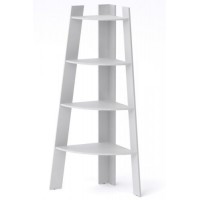 Кутова полиця-стелаж Компанит П 27 66х66х176,5 см Альба білий Кутова полиця-стелаж Компанит П 27 66х66х176,5 см Альба білий