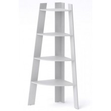 Кутова полиця-стелаж Компанит П 27 66х66х176,5 см Альба білий Кутова полиця-стелаж Компанит П 27 66х66х176,5 см Альба білий