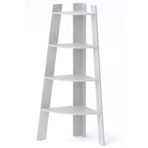 Кутова полиця-стелаж Компанит П 27 66х66х176,5 см Альба білий Кутова полиця-стелаж Компанит П 27 66х66х176,5 см Альба білий