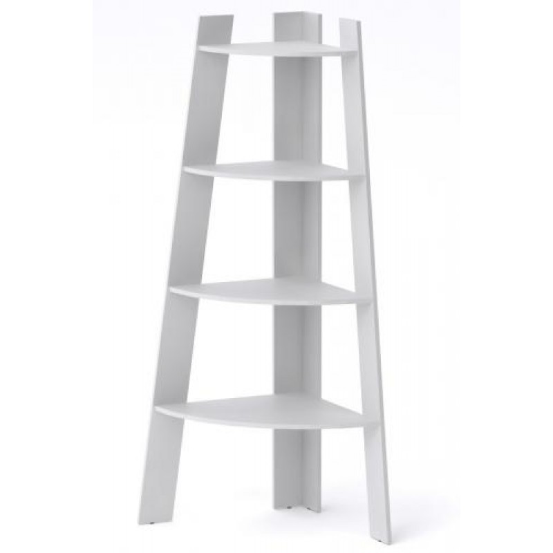 Кутова полиця-стелаж Компанит П 27 66х66х176,5 см Альба білий