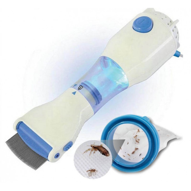 Електрична гребінець для видалення вошей та гнід Licetec V-Comb (WN38L)