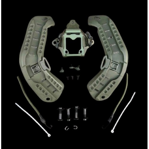 Кріплення рейкове GoPro NVG Mich2000 19.5x6.5 см Оливковий (2457110458) Кріплення рейкове GoPro NVG Mich2000 19.5x6.5 см Оливковий (2457110458)