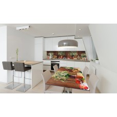 Наклейка вінілова на стіл Zatarga «Польові Ромашки» 650х1200 мм Z180528/1st