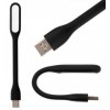 Портативний USB світильник для ноутбука та Power Bank No Brand 169х18х9 мм Чорний (2104618513)