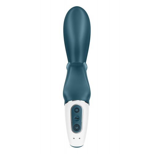 Смартвібратор-кролик Satisfyer Hug Me Bluegrey, 2 мотори, діаметр 4,2см, широка кліторальна частина в інтернет супермаркеті PbayMarket!