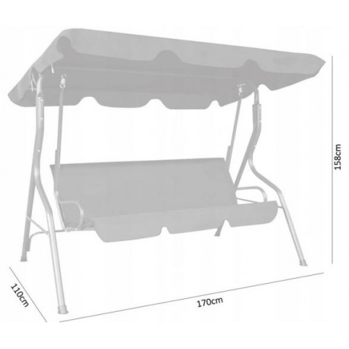 Садові качелі GardenLine VIP 170*110*153см Садові качелі GardenLine VIP 170*110*153см