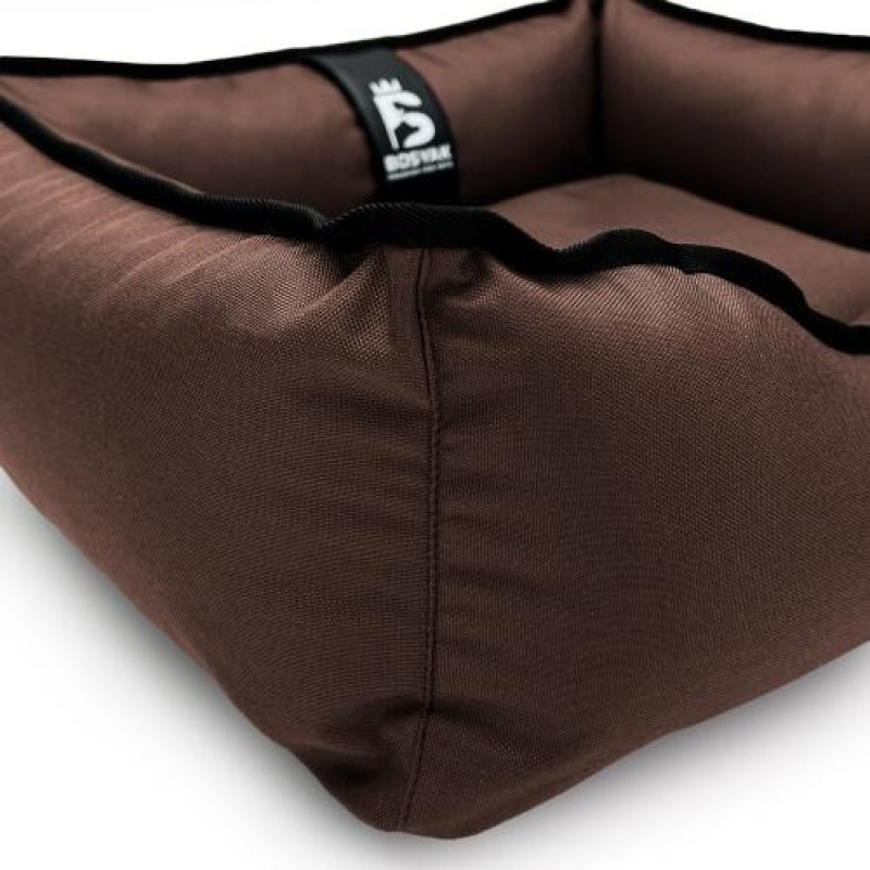 Лежак ліжко для собак та котів EGO Bosyak Waterproof XS 50х45 Коричневий (спальне місце для собак та котів)