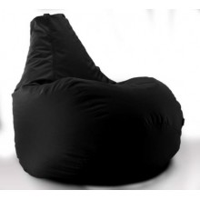 Крісло мішок груша Beans Bag Оксфорд Стронг 100 х 140 см Чорний (hub_pbew3r)