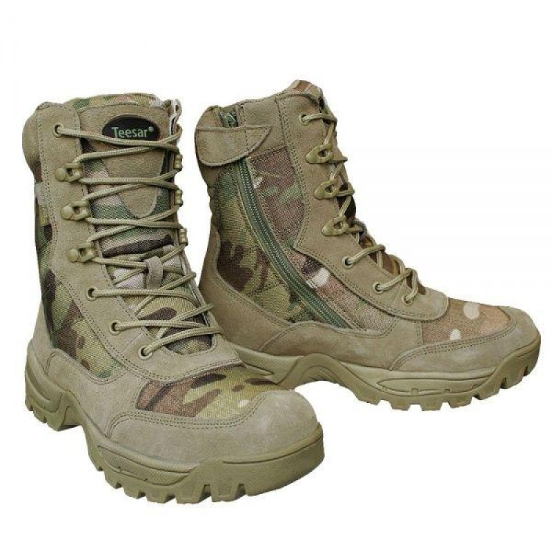 Тактичні черевики Mil-Tec Side zip boots 12822141 46 Мультикам (1827029555)