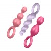 Набір анальних пробок Satisfyer Plugs Різнокольоровий (SO2324)