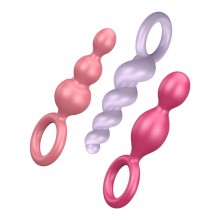 Набір анальних пробок Satisfyer Plugs Різнокольоровий (SO2324)