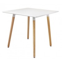 Стіл обідній SDM Нурі 80 х 80 см квадратний Білий (37664)