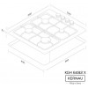 Варильна поверхня газова Kernau KGH 6482 X в інтернет супермаркеті PbayMarket!