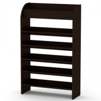 Тумба для взуття Компаніт ТО 10 Венге темний (70х25х114 см) Тумба для взуття Компаніт ТО 10 Венге темний (70х25х114 см)