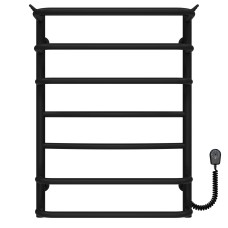 Рушникосушарка електрична Юність П7 400х700 Deffi Чорний EF16 (C.YU.70.40.7.E.B.R.5)