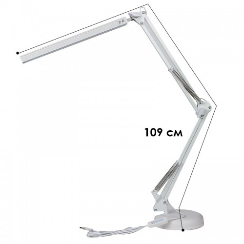 Настільна LED лампа Lesko M-018 Білий (12152-71636)
