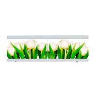Экран под ванну The MIX I-screen light Strong Белые тюльпаны 200 см