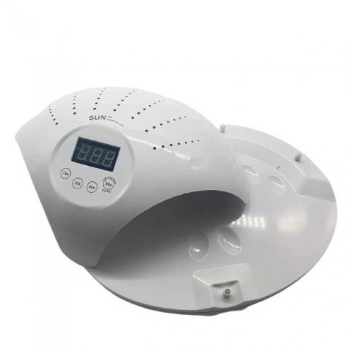 Гібридна манікюрна лампа SUN 669 для двох рук одночасно UV+LED 48W White