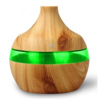 Зволожувач повітря Humidifier 300 мл 7 кольорів Світле дерево SMT 844805