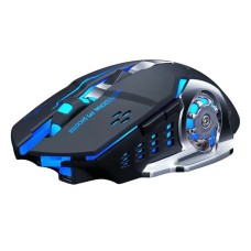 Ігрова комп'ютерна миша RIAS T2 бездротова з RGB підсвічуванням Black