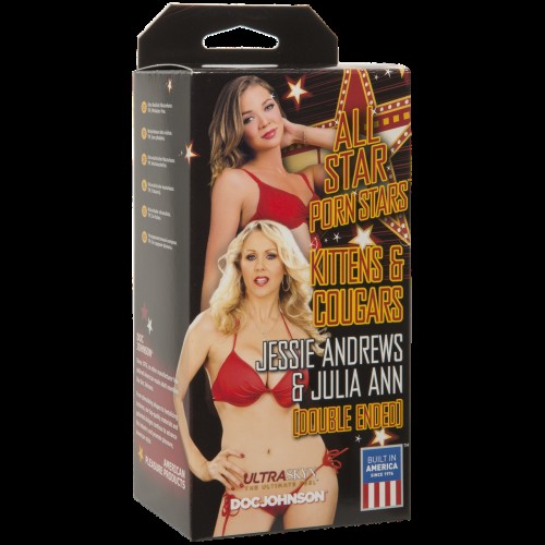 Мастурбатор Doc Johnson Jessie Andrews and Julia Ann Ultraskyn Тілесний (SO1591)