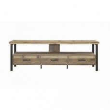 Тумба підставка для TV у стилі Loft NS-2113 630x1600x380 мм Черный