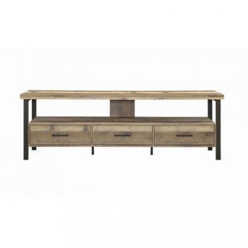 Тумба підставка для TV у стилі Loft NS-2113 630x1600x380 мм Черный