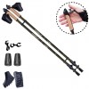 Палиці для скандинавської ходьби PowerPlay 9105 Sisu 80-135 см Black Gold