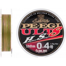 Шнур Sunline PE EGI ULT HS8 180m 0.117mm 3,9кг / 9lb (1658-07-34)