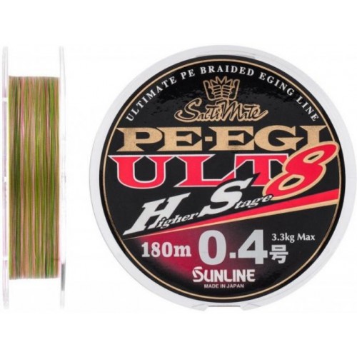 Шнур Sunline PE EGI ULT HS8 180m 0.117mm 3,9кг / 9lb (1658-07-34) Шнур Sunline PE EGI ULT HS8 180m 0.117mm 3,9кг / 9lb (1658-07-34)