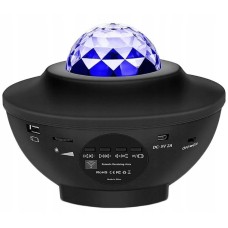 Проектор нічник зоряного неба OPT-TOP галактика з пультом і колонкою Bluetooth LY-427 Чорний (2104618353)