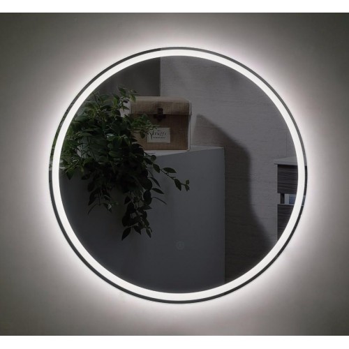 Дзеркало Turister кругле 100см із подвійним LED підсвічуванням без рами (ZPD100)