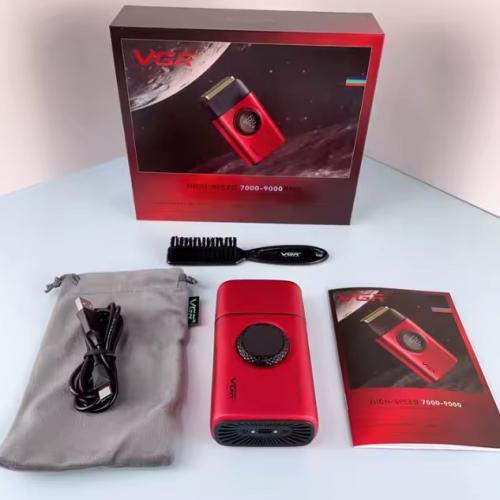 Електробритва VGR Professional Stepless Pro FS V-377 з подвійним лезом Red (2104618578) Електробритва VGR Professional Stepless Pro FS V-377 з подвійним лезом Red (2104618578)