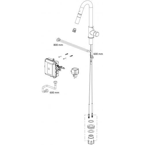 Кухонний змішувач з дозатором IMPRESE Smart Bio ZMK051901151