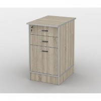 Тумба офісна Тиса Мебель ТМ-116 2 Сонома 75x60x40 см Тумба офісна Тиса Мебель ТМ-116 2 Сонома 75x60x40 см