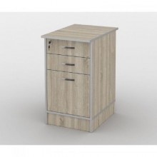 Тумба офісна Тиса Мебель ТМ-116 2 Сонома 75x60x40 см
