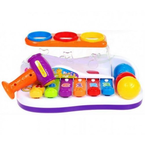 Розвиваючий ксилофон Hola Логіка 27*18*14 см Різнокольоровий (9199-856) Розвиваючий ксилофон Hola Логіка 27*18*14 см Різнокольоровий (9199-856)