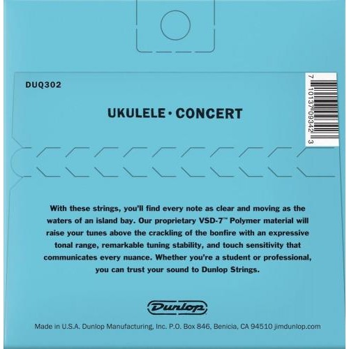 Струни для укулеле Dunlop DUQ302 Concert Ukulele Strings Струни для укулеле Dunlop DUQ302 Concert Ukulele Strings