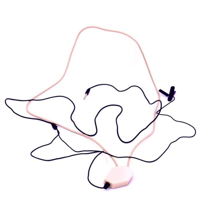 Мікронавушник невидимий безпровідний з провідною гарнітурою петлею на шию TMD-100