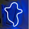 Настінний неоновий світильник-нічник Angel Привид Casper синій