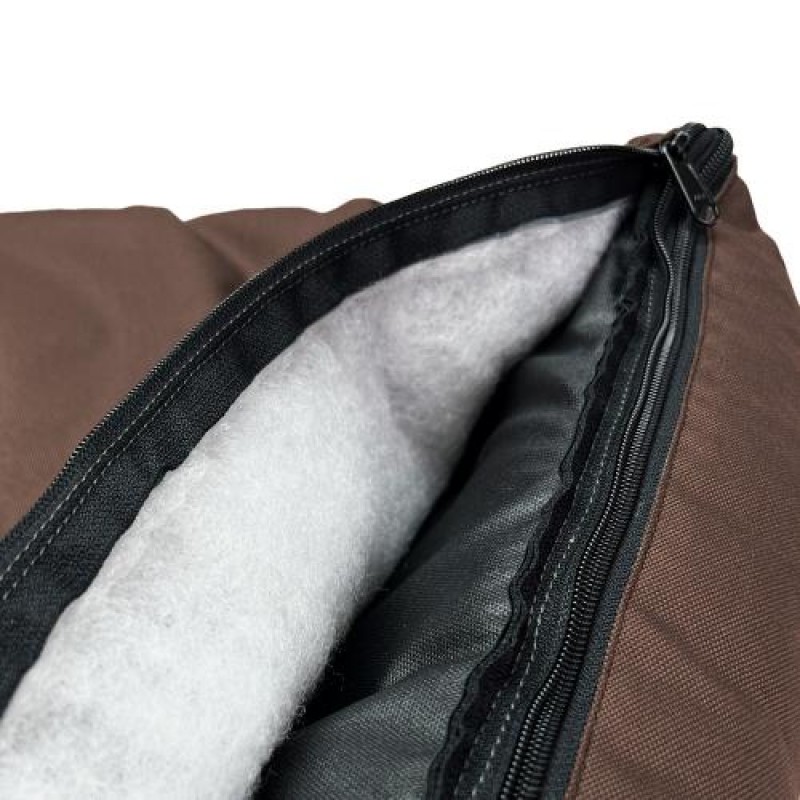 Лежак ліжко для собак та котів EGO Bosyak Waterproof S 65x55 Коричневий (спальне місце для собак та котів)