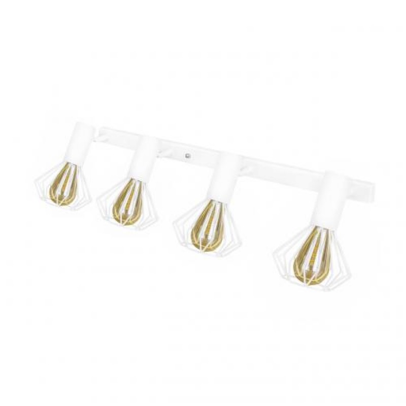 Світильник лофт MSK Electric Diadem настінно-стельовий NL 22151-4W білий