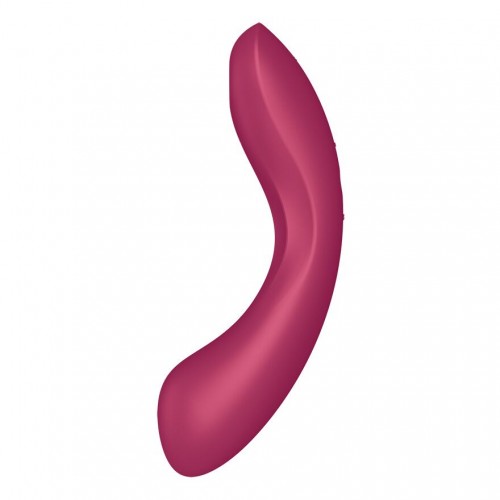 Вакуумний стимулятор з вібрацією Satisfyer Curvy Trinity 1 Red, іграшка 3в1 в інтернет супермаркеті PbayMarket!