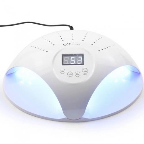 Гібридна манікюрна лампа SUN 669 для двох рук одночасно UV+LED 48W White