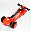 Самокат триколісний складане кермо світло звук дим Best Scooter MAXI 60 кг Orange (111439)
