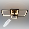 Стельова LED люстра світлодіодний світильник Sunlight чорний 5338/2+2